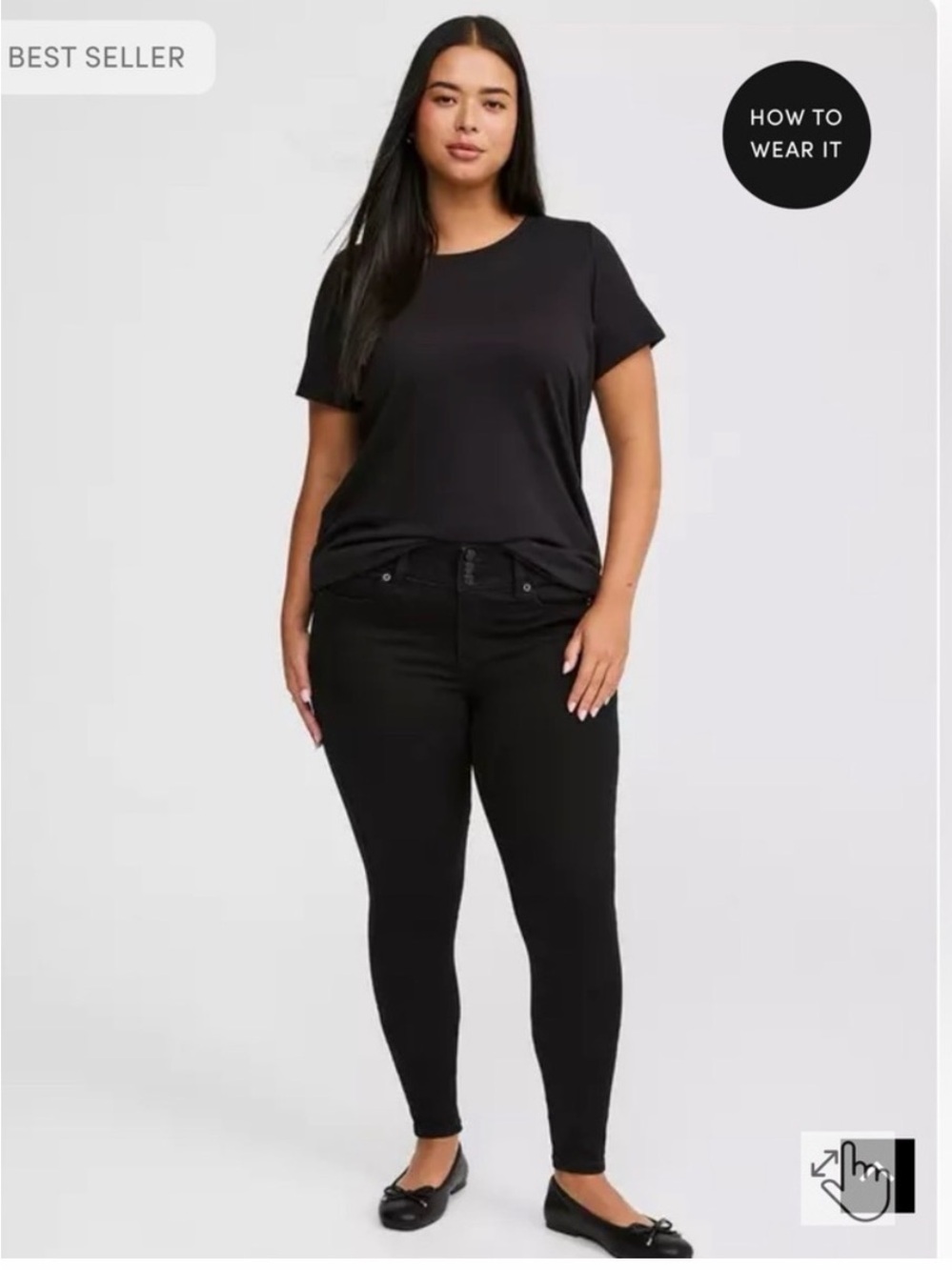 torrid Black Women's Skinny Jeans